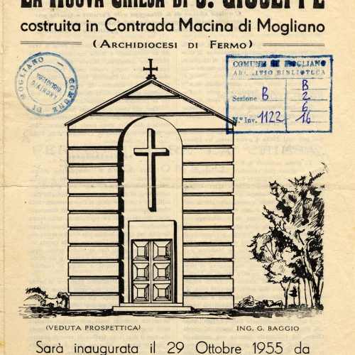  Pieghevole su Chiesa di San Giuseppe in C.da Macina (pag 1)